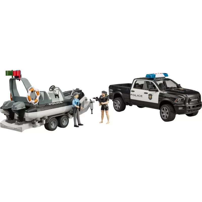 Dodge RAM 2500 Police Pickup s člnom