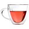 Extralink Home hrnček v tvare srdca, dvojstenné tepelne odolné sklo 250ml