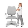 Kancelárska otočná stolička mark adler Junior 4.6 sivá — kompaktná ergonomická pracovná stolička