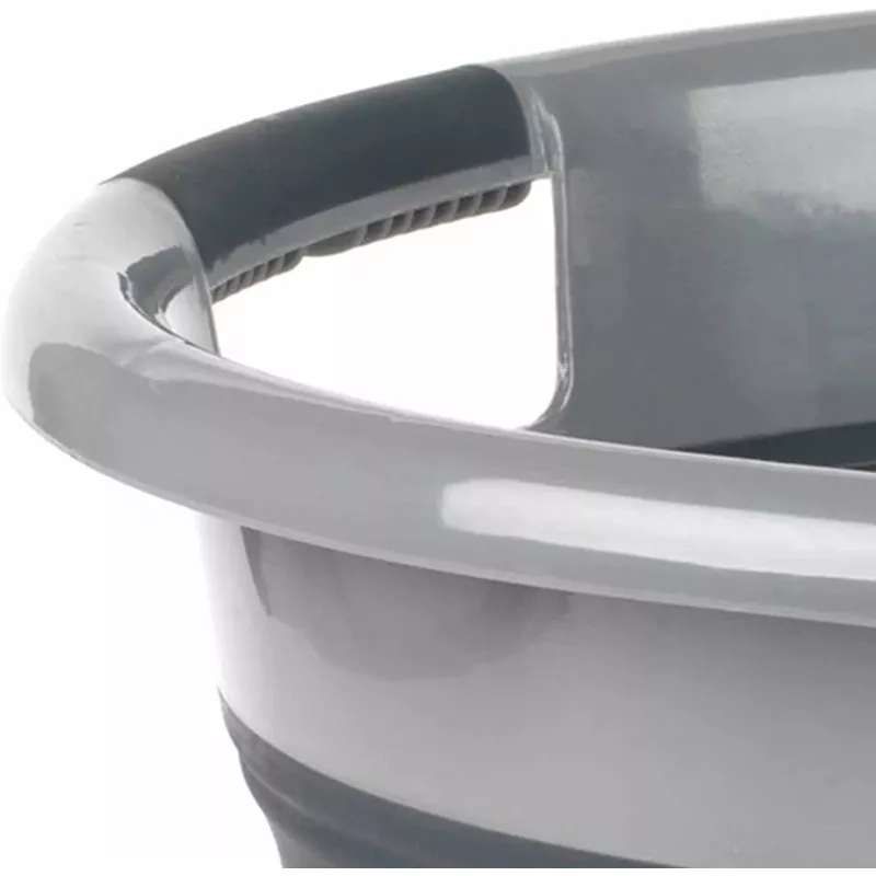 Koš na bielizeň Russell Hobbs LA053879GRYFEU7 27L skladací