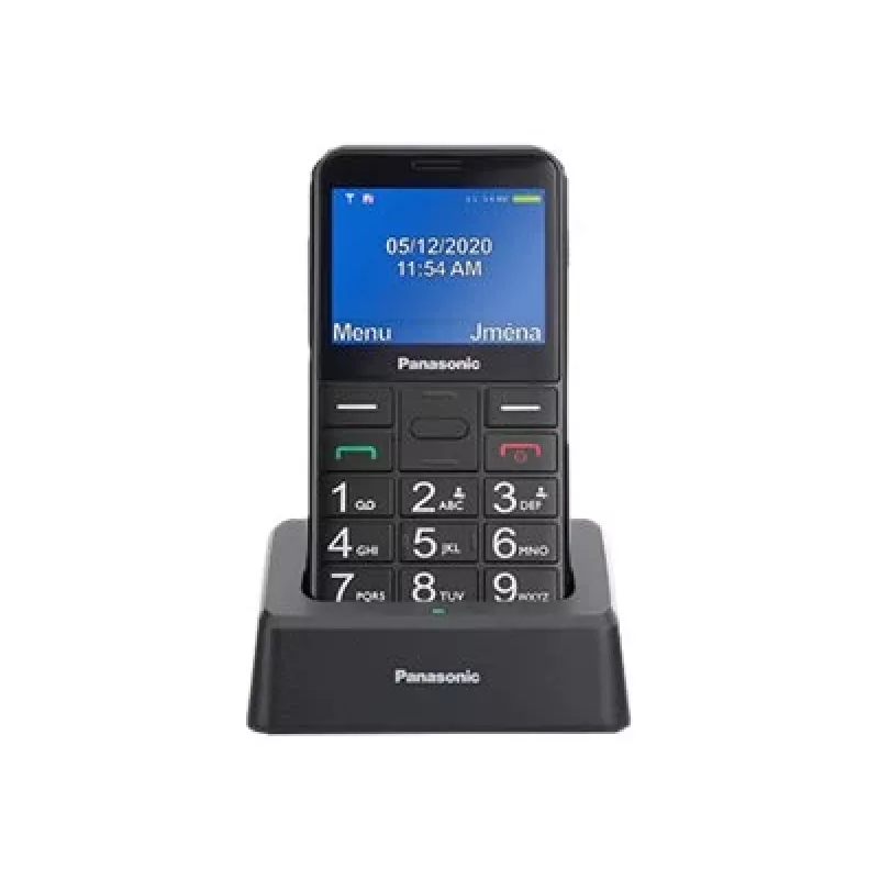Mobilný telefón pre seniorov KX-TU155 čierny