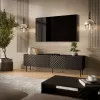 TV skrinka Cama LUCCA 4D 200x40x59 čierna