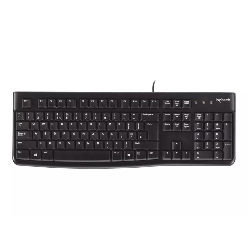 Logitech K120 káblová klávesnica