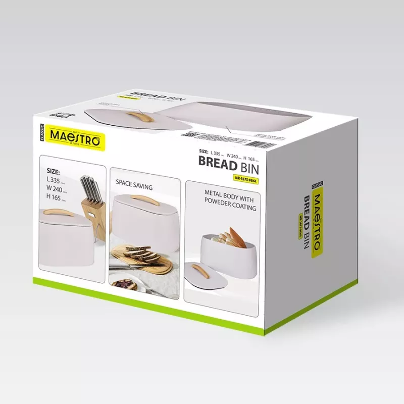 Chlebník Maestro MR-1675-BEIGE béžový chlebník