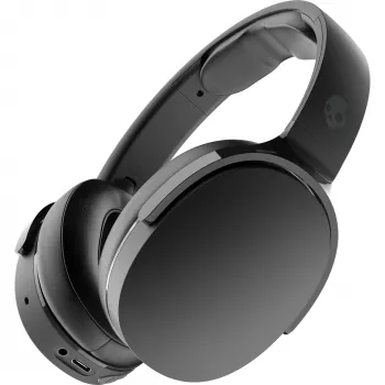Over-ear slúchadlá Skullcandy Hesh Evo — káblové & Bluetooth 5.0, 36 h batéria, USB-C, 3,5 mm, skladacie, potlačenie hluku, čierna