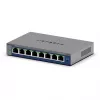 NETGEAR GS108Ev4 neupravovateľný L2/L3 Gigabit Ethernet (10/100/1000) sivý