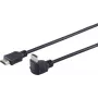 HDMI kábel ShiverPeaks 2,0 m so zahnutým konektorom, model 22221426