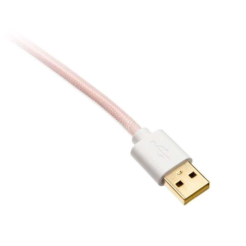Ducky Premicord Cotton Candy špirálový kábel, USB Type-C na Type-A - 1,8 m