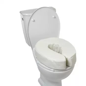Mäkké zvýšené toaletné sedadlo, 5 cm