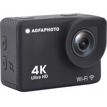 AgfaPhoto Action Cam 4K, vodotesná, Wi-Fi, spomalené/zrýchlené zábery (AC9000BK)