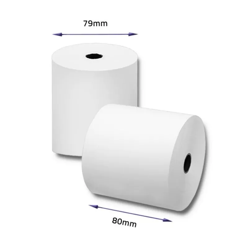 Qoltec 51892 termorolka 80 x 80 | 55 g/m² | 10 kusov | bez BPA