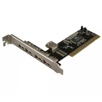 LogiLink PC0028 USB 2.0 PCI karta, 4 externé + 1 interný port