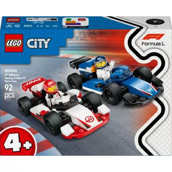 LEGO CITY 60464 F1 - Williams Racing & Haas F1 pretekárske autá