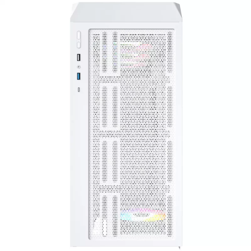 PC skriňa Montech X5 Midi Tower biela ATX 3x140 mm ventilátory