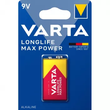 Jednorazová batéria Varta 9V alkalická