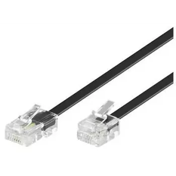 Telefónny kábel Microconnect MPK451S RJ11 RJ45 1m čierny