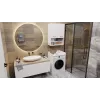 Top e shop POLA skrinka do práčovne pre práčku – biela