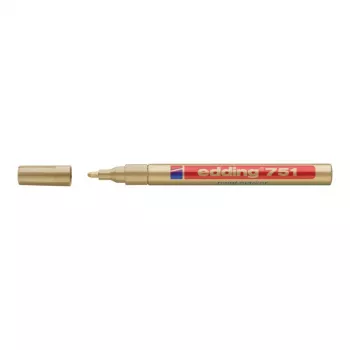 Edding 751 zlatý marker zlatý biely 1 mm