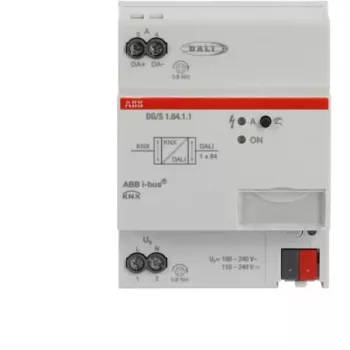 Gateway/Controller ABB 2CDG110198R0011, IP20, 264 V vstup, 70×63,5×90 mm, sivá