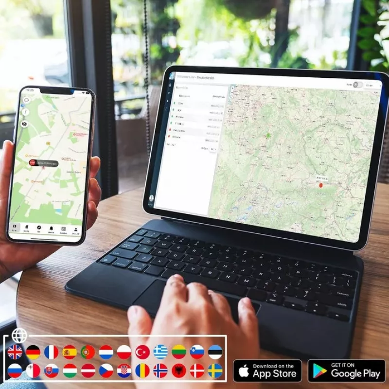 GPS tracker KSIX Yukatrack easyWire — univerzálny GPS tracker, čierny, 63 g, 92,5×57,6 mm