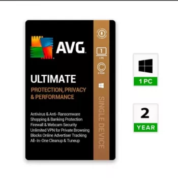 AVG Ultimate licenčný kľúč (1 PC + VPN, 2 roky)