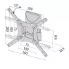 Držiak na TV do 37 palcov, 20 kg, TB-152E, max. VESA 200x200