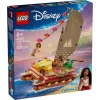 LEGO Disney 43270 Dobrodružná kanoe Moany, 529 dielikov, 3 minifigúrky, 6+