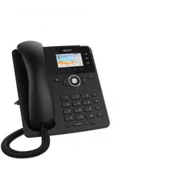 Snom stolný telefón D717 IP telefón čierny 3 linky TFT
