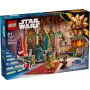 LEGO Star Wars adventný kalendár 2025 — sada 75418, sezónne zostaviteľné minifigúrky a modely