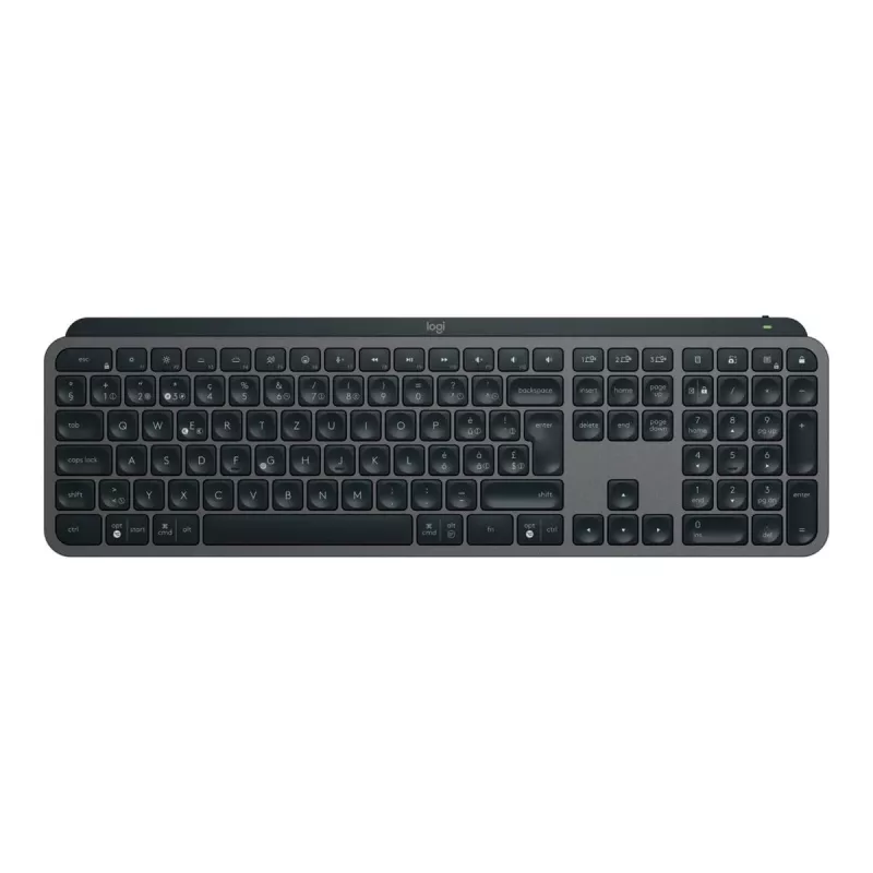 Logitech MX Keys S klávesnica RF Wireless + Bluetooth QWERTZ Swiss grafitová (920-011571)