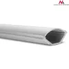 Maclean MCTV-575 podlahový kryt na káble, 1,5 m, 43 x 23 mm, výška 23–32 mm, biely, s lepiacou páskou