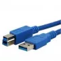 USB kábel MediaRange MRCS150 USB 3.2 Gen 1 5 m USB A USB B modrý