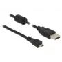 USB kábel DeLOCK 84900 USB 2.0 0,5 m USB A Micro-USB B čierny