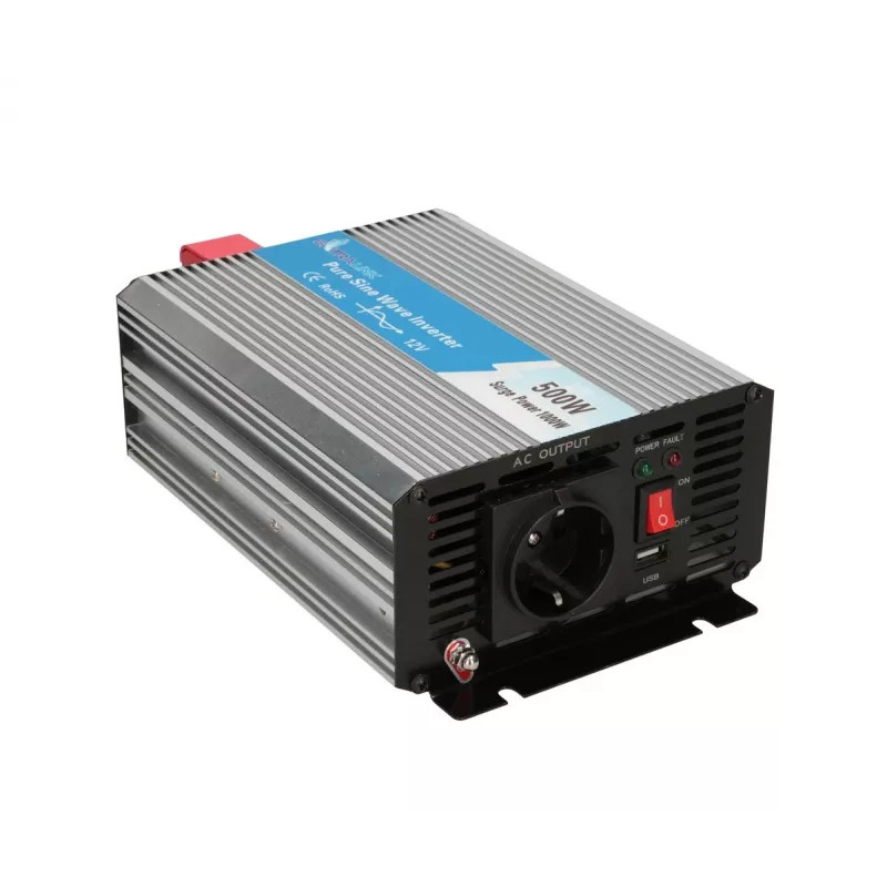Napäťový menič Extralink OPIP-500W 12V 500W čistý sínus