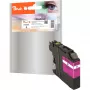 Peach PI500-89 kompatibilná atramentová kazeta pre Brother LC-125XL, XL, 15 ml, purpurová