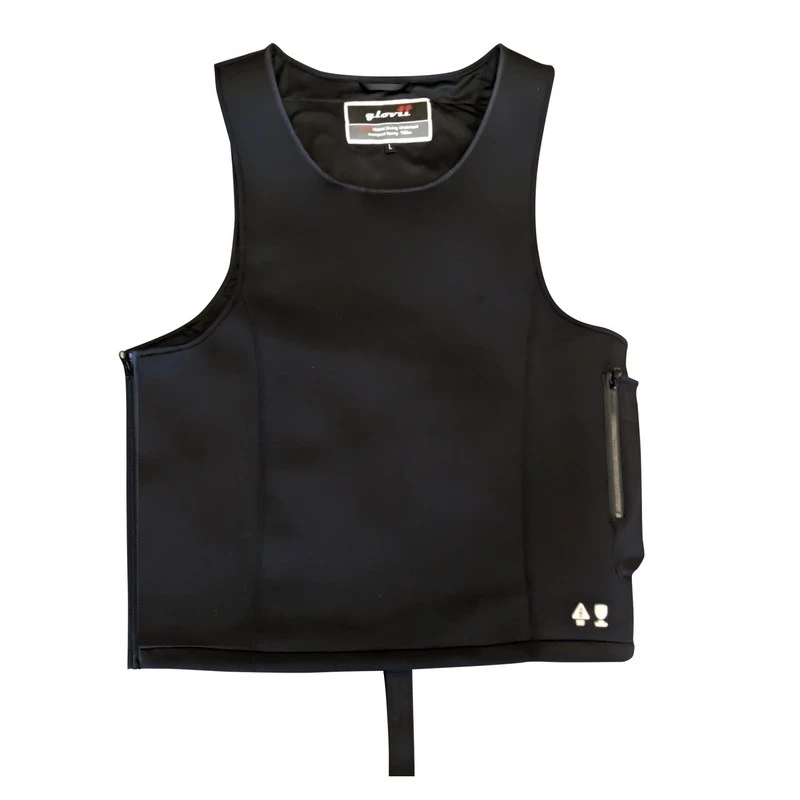 Glovii GMV1M Vodácka vesta čierna Softshell