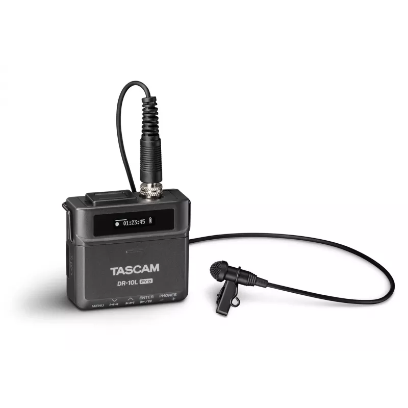 Tascam DR-10L Pro 012-09-110 digitálny rekordér s klopovým mikrofónom