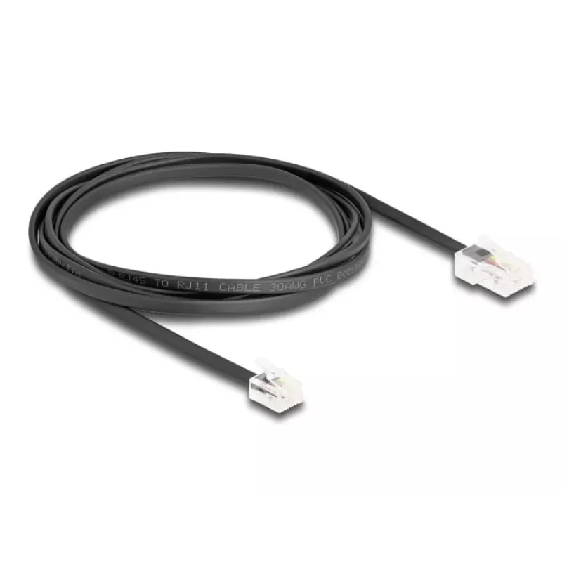 Telefónny kábel DeLOCK 88036 RJ45 na RJ11 2 m čierny
