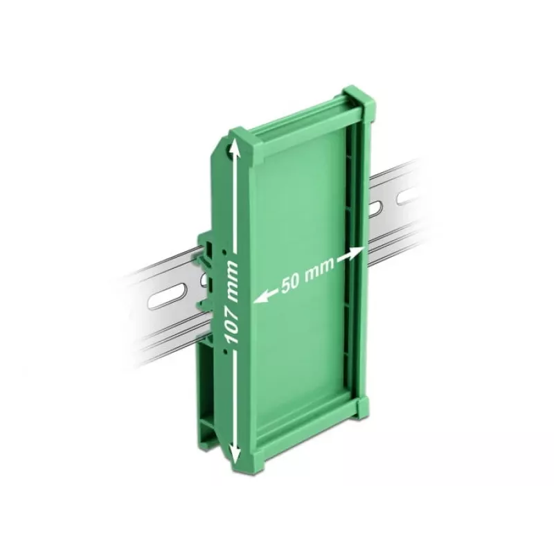 Držiak dosky plošných spojov DeLOCK 66572 107 mm pre lištu DIN