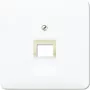 Nástenná zásuvka Jung CD 569-1 UA WW biela — RJ-45 termoplast
