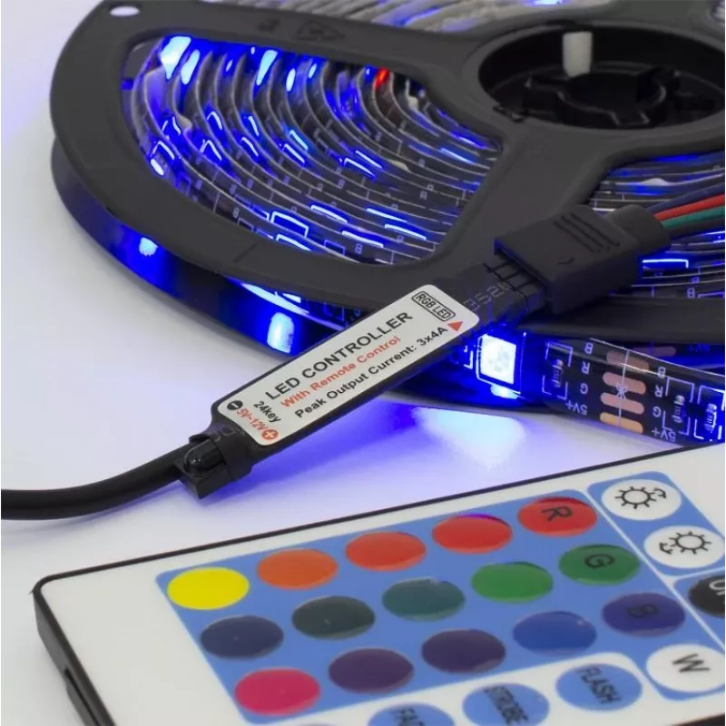 White Shark Helios LED-05 RGB LED pásik s diaľkovým ovládačom