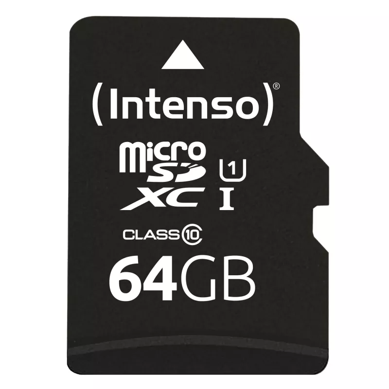 Pamäťová karta Intenso 64GB MicroSDXC UHS-I Class 10 3423490