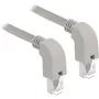 Sieťový kábel DeLOCK 85877 Cat6a S/FTP 1m sivý