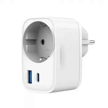 NABÍJAČKA USB UNIVERZÁLNA 20W BIE/2P AC TA-ACPDQC20-01-W GEMBIRD