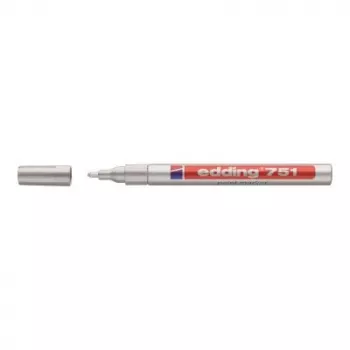 Fixky Edding e-751 biela jemný hrot, balenie 2 ks, biely atrament