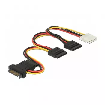 Interný napájací kábel DeLOCK 60171 0,2 m SATA 15-pin konektor samec
