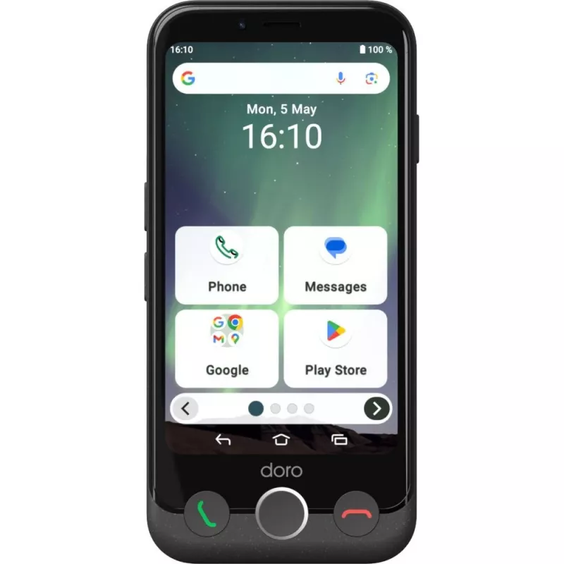 Smartphone Doro Aurora A10 4.5 palcov 4 GB 64 GB čierny