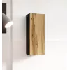 Cama obývacia zostava skríň VIGO 13 čierna/dub wotan