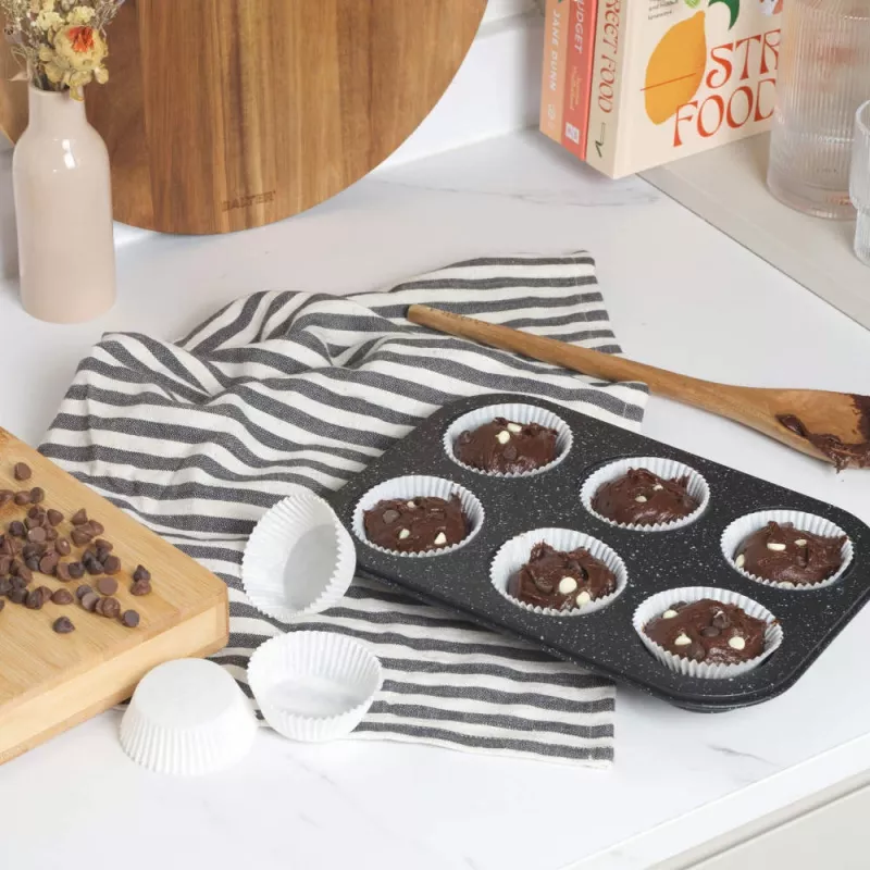 Forma na muffiny Salter BW07035BRMFOB 6-ks nepriľnavé pečivo