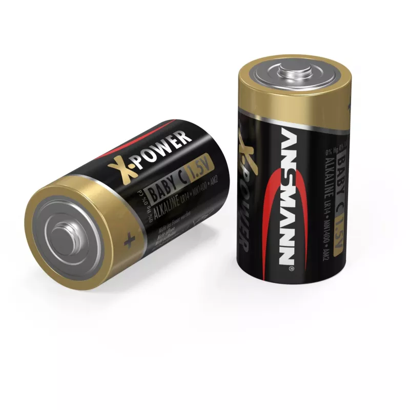 ANSMANN alkalická X-Power batéria, (C), balenie 2 ks (5015623), 7500mAh